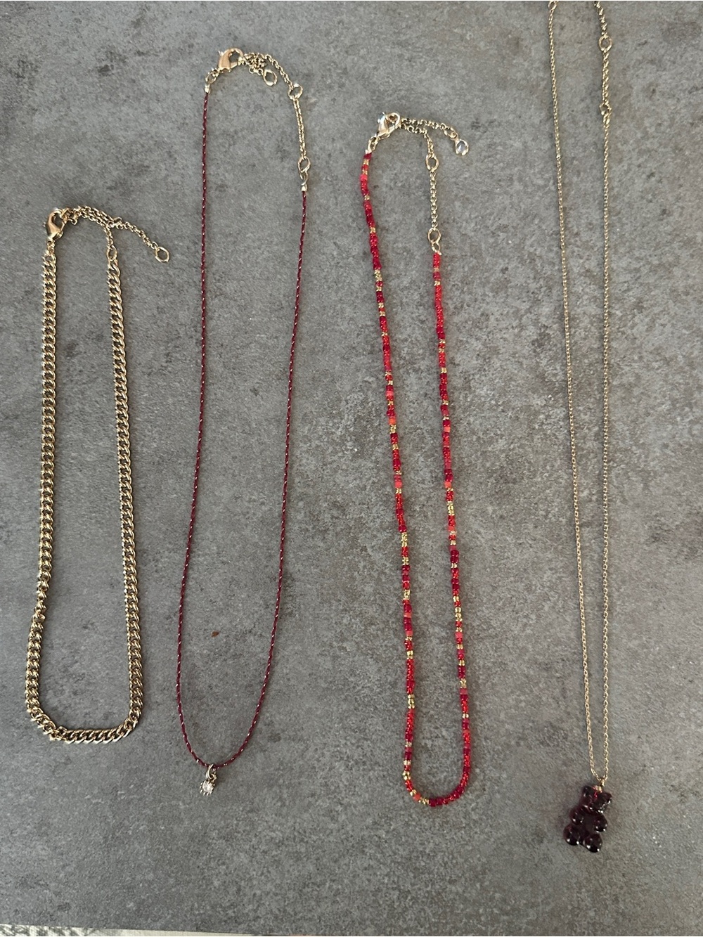 American Eagle Gummy Bear Necklace Set